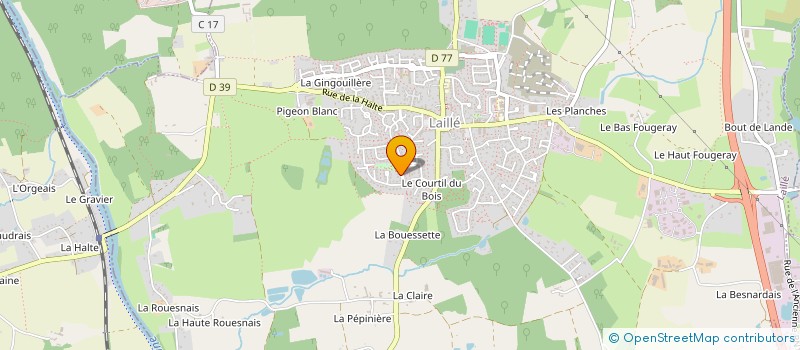 localisation de l'entreprise SCI ELOMARIN  LAILLE