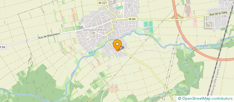 localisation de l'entreprise SCI ELOMATHICO  GEISPOLSHEIM