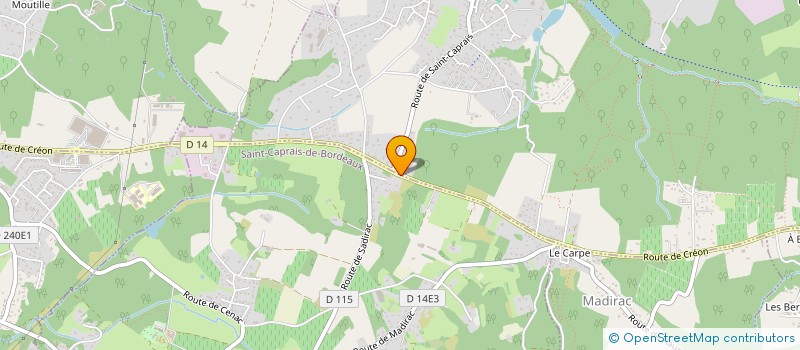 localisation de l'entreprise SCI ELONI  SADIRAC