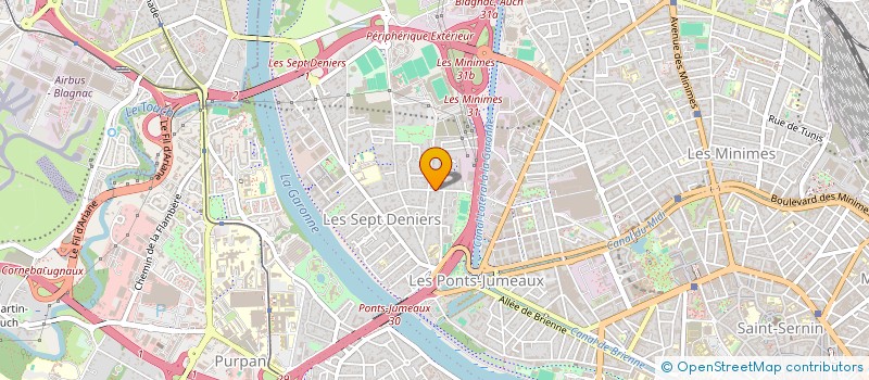 localisation de l'entreprise SCI ELONICO  TOULOUSE
