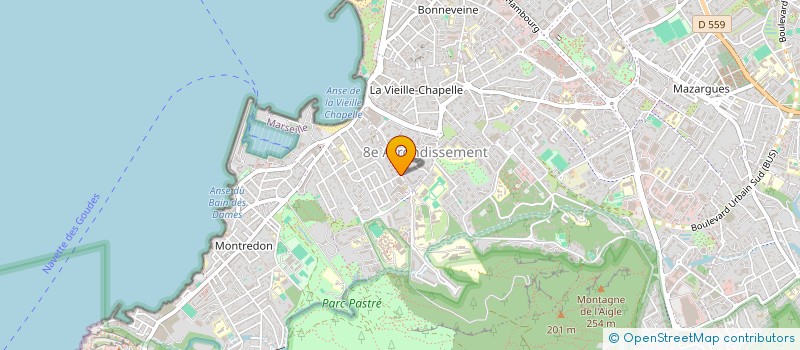 localisation de l'entreprise SCI ELORANNA à MARSEILLE 8EME