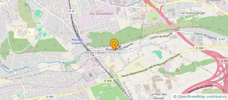 localisation de l'entreprise SCI ELORELIE  SAINT-VICTORET