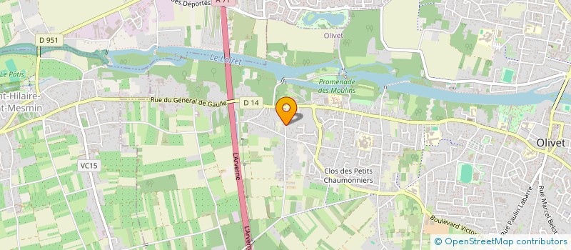 localisation de l'entreprise SCI ELORRI TXIKI à OLIVET
