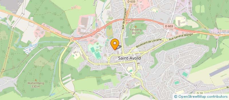 localisation de l'entreprise SCI ELOTA  SAINT-AVOLD