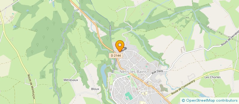 localisation de l'entreprise SCI ELOUVIO  NERIS-LES-BAINS