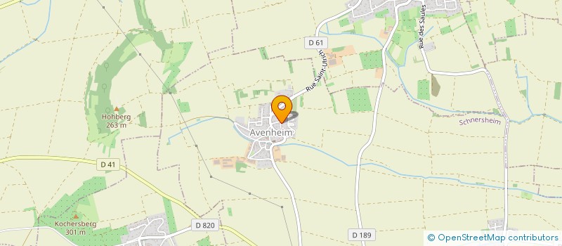 localisation de l'entreprise SCI ELOUWEN  SCHNERSHEIM