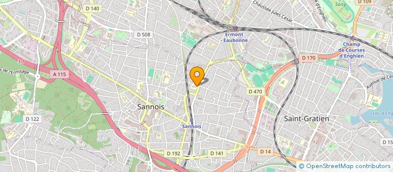 localisation de l'entreprise SCI ELOVADI  SANNOIS