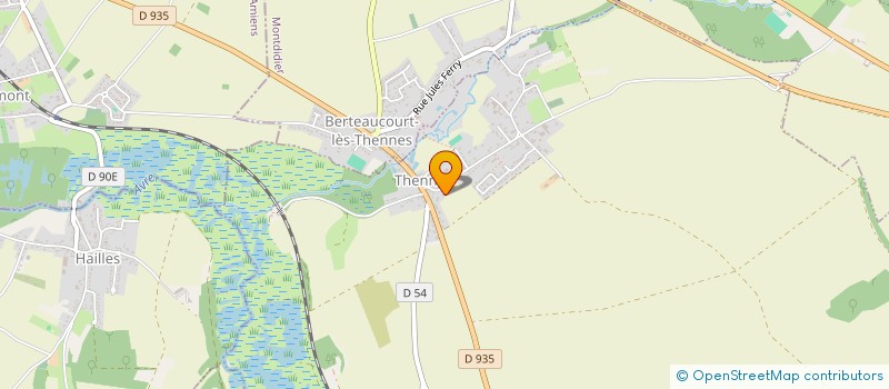 localisation de l'entreprise SCI ELOY  THENNES