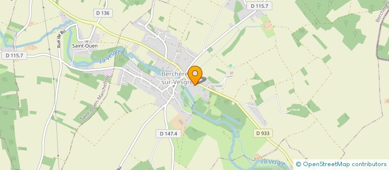 localisation de l'entreprise SCI ELP à BERCHERES-SUR-VESGRE