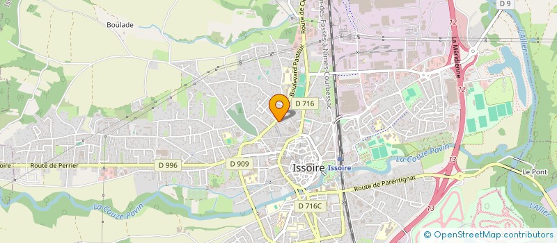 localisation de l'entreprise SCI ELPA  ISSOIRE