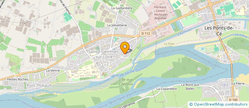 localisation de l'entreprise SCI ELPAJ  SAINTE-GEMMES-SUR-LOIRE