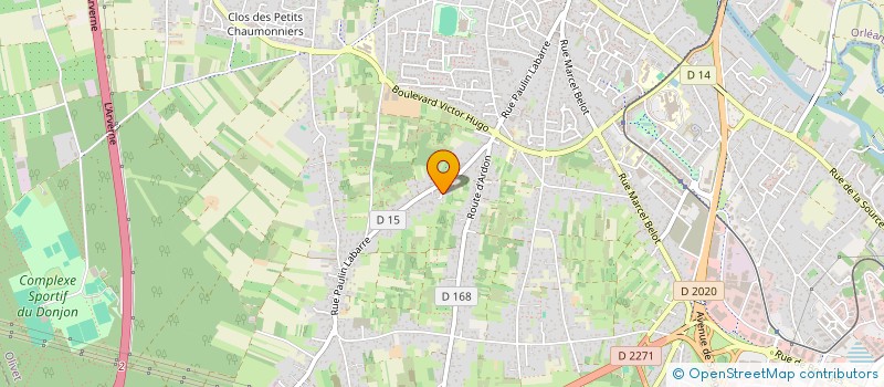 localisation de l'entreprise SCI ELPAY45 à OLIVET