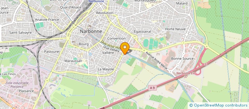localisation de l'entreprise SCI ELPH 11 à NARBONNE