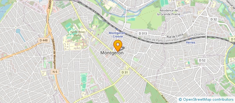 localisation de l'entreprise SCI ELPHIMA à MONTGERON