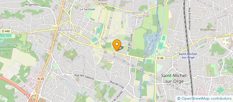 localisation de l'entreprise SCI ELPHY à LONGPONT-SUR-ORGE