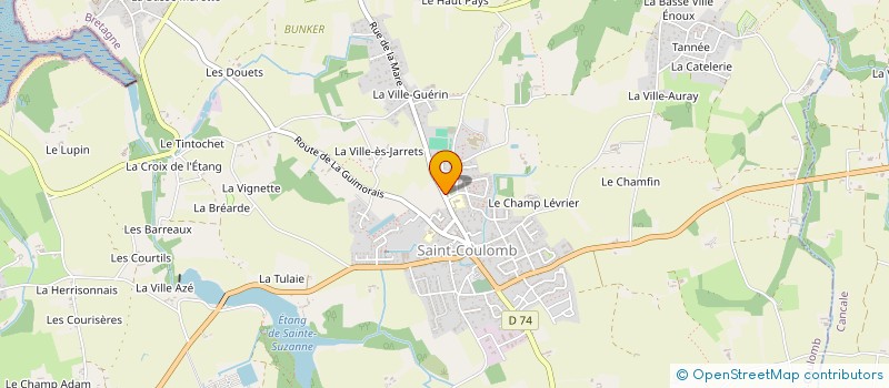 localisation de l'entreprise SCI ELPHY  SAINT-COULOMB
