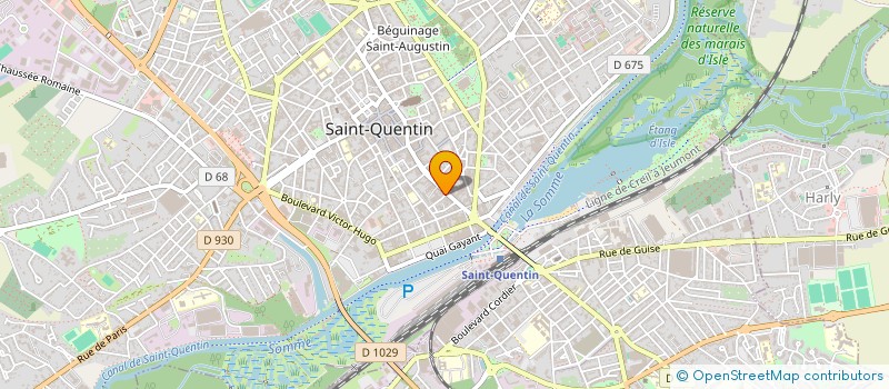 localisation de l'entreprise SCI ELR IMMO à SAINT-QUENTIN