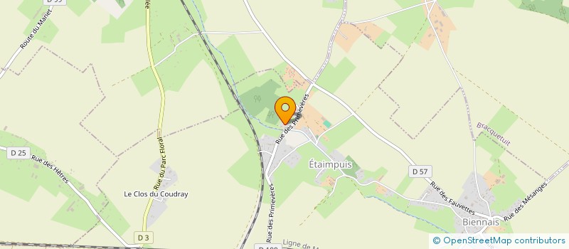 localisation de l'entreprise SCI ELRA  ETAIMPUIS