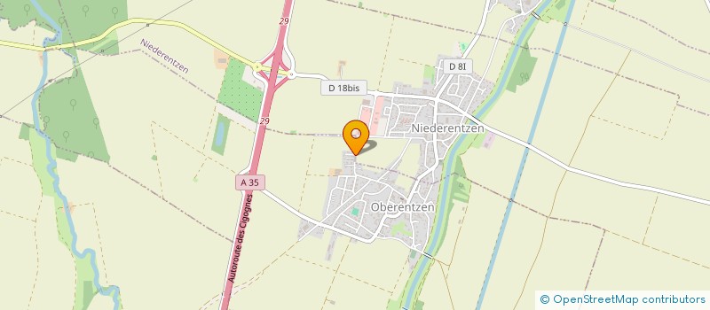 localisation de l'entreprise SCI ELROND  OBERENTZEN