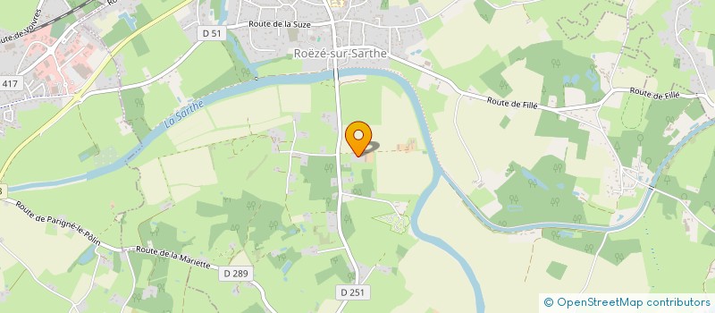 localisation de l'entreprise SCI ELS  ROEZE-SUR-SARTHE