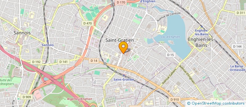 localisation de l'entreprise SCI ELSA à SAINT-GRATIEN