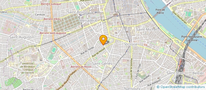 localisation de l'entreprise SCI ELSA  BORDEAUX