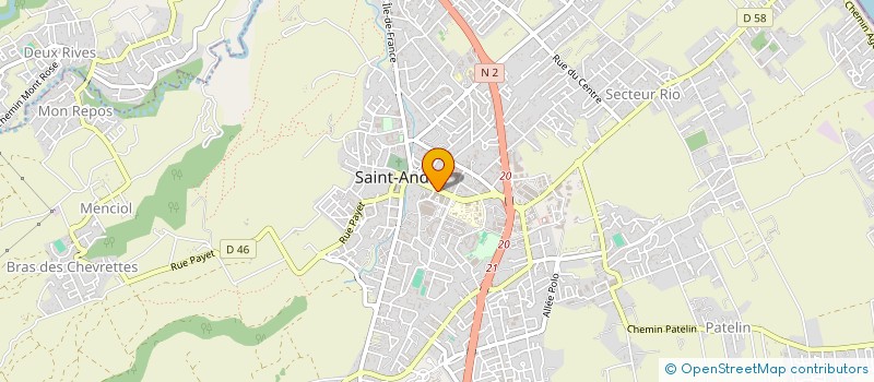 localisation de l'entreprise SCI ELSA à SAINT-ANDRE