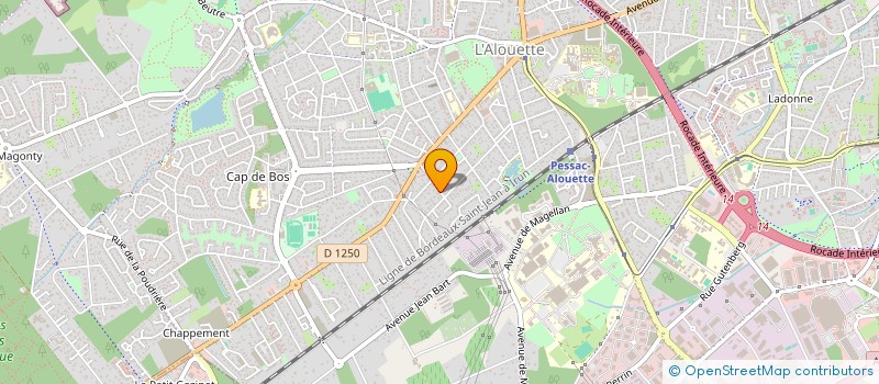 localisation de l'entreprise SCI ELSA  PESSAC