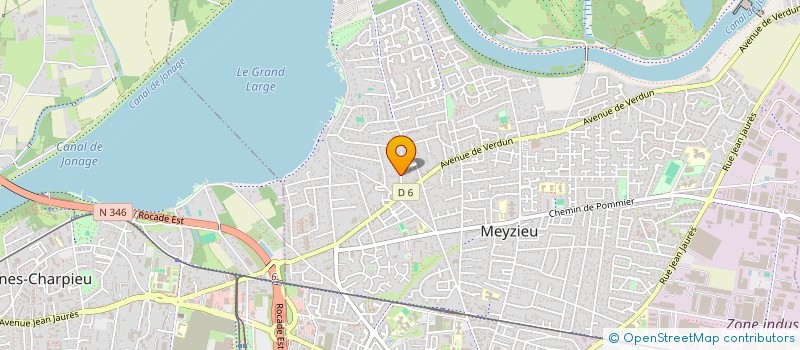 localisation de l'entreprise SCI ELSA  MEYZIEU