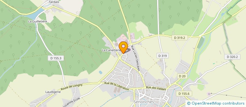 localisation de l'entreprise SCI ELSA à SENONCHES