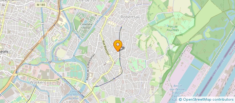 localisation de l'entreprise SCI ELSA à STRASBOURG