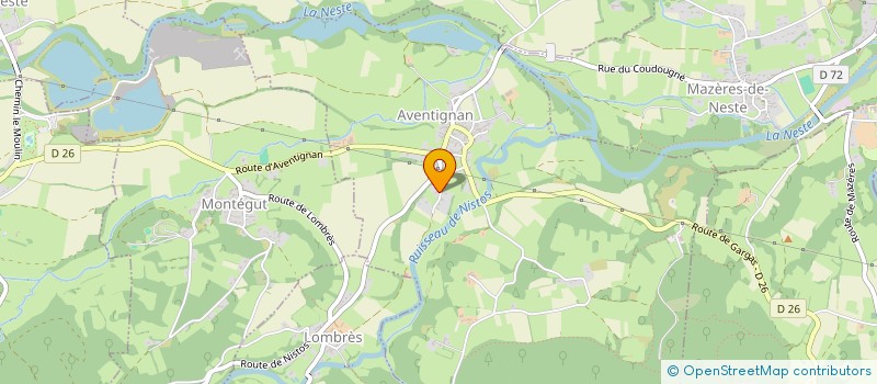 localisation de l'entreprise SCI ELSA  AVENTIGNAN