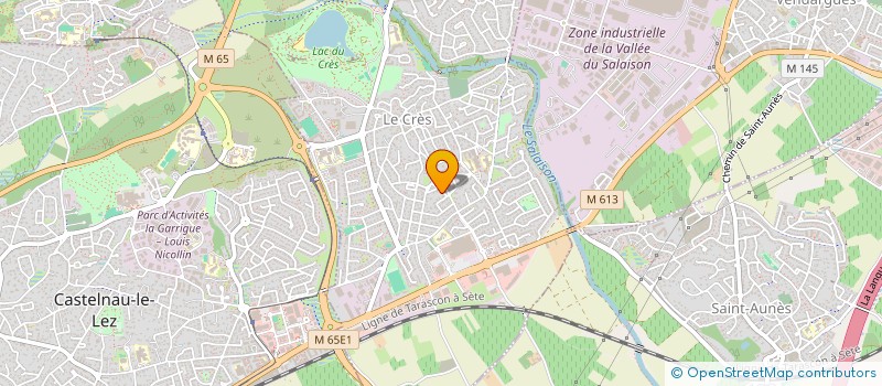 localisation de l'entreprise SCI ELSA  LE CRES