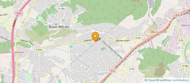 localisation de l'entreprise SCI ELSA à BOUC-BEL-AIR