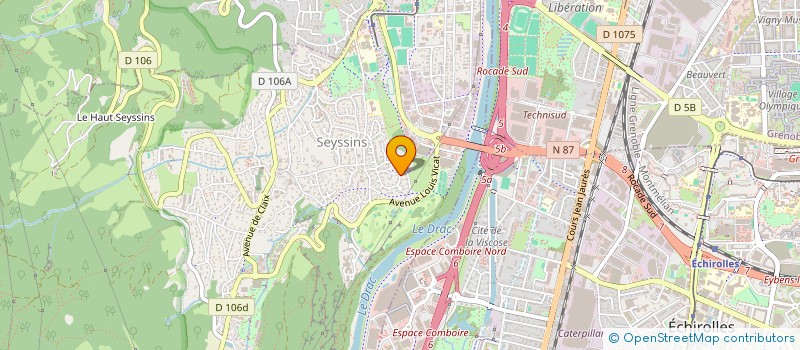 localisation de l'entreprise SCI ELSA DE NOYAREY  SEYSSINS