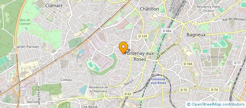 localisation de l'entreprise SCI ELSA ET ALEXANDRE à FONTENAY-AUX-ROSES