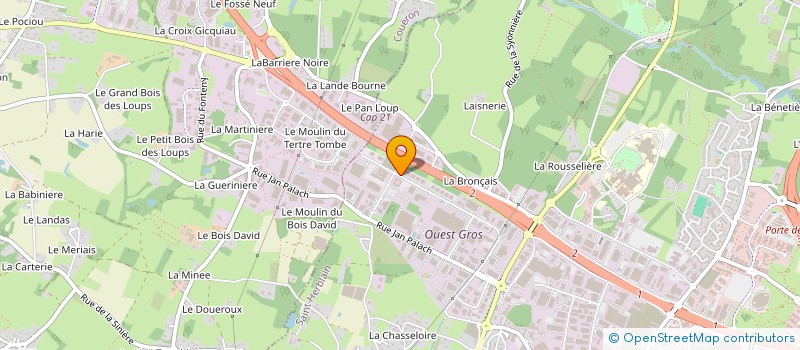 localisation de l'entreprise SCI ELSA-IMMO  SAINT-HERBLAIN