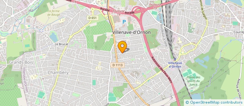 localisation de l'entreprise SCI ELSA LILOU  VILLENAVE-D'ORNON