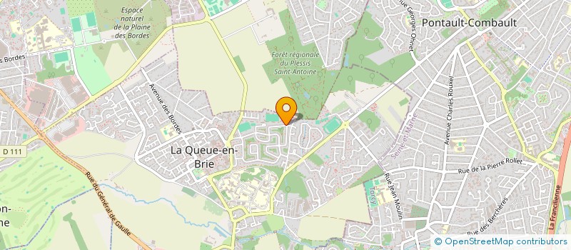 localisation de l'entreprise SCI ELSA LL  LA QUEUE-EN-BRIE