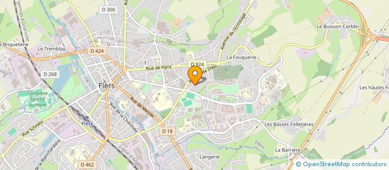 localisation de l'entreprise SCI ELSAGYL à FLERS