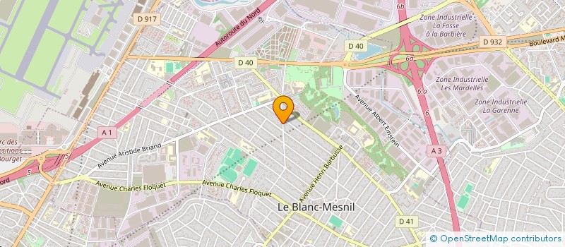 localisation de l'entreprise SCI ELSAIEDY à LE BLANC-MESNIL