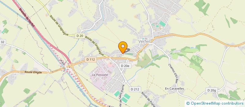 localisation de l'entreprise SCI ELSALIA  VERFEIL