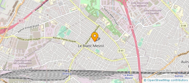 localisation de l'entreprise SCI ELSALOU à LE BLANC-MESNIL