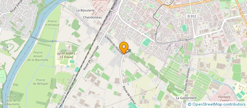 localisation de l'entreprise SCI ELSAME à ANGERS