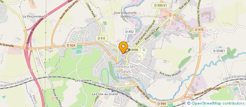 localisation de l'entreprise SCI ELSAXEL  VILLEDIEU-LES-POELES-ROUFFIGNY