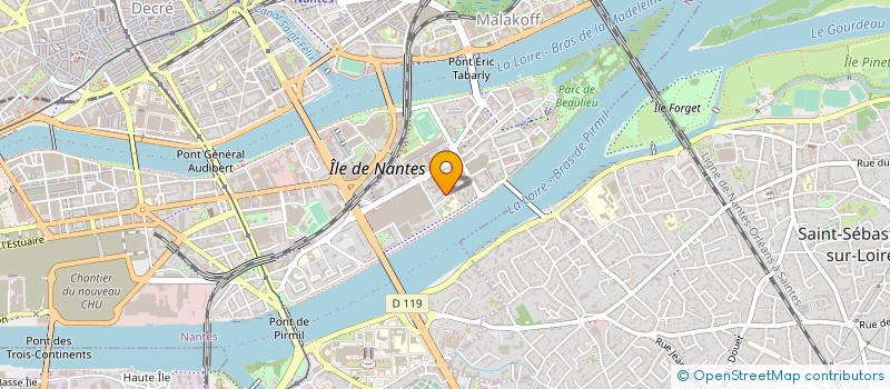 localisation de l'entreprise SCI ELSE à NANTES