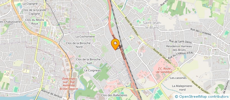 localisation de l'entreprise SCI ELSE  SAINT-JEAN-LE-BLANC