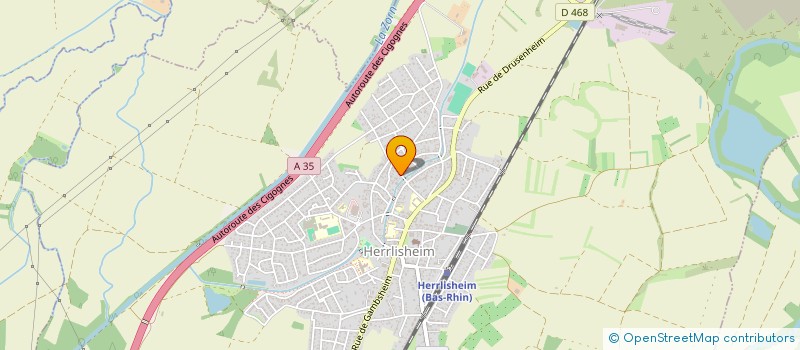 localisation de l'entreprise SCI ELSE'AS HERRLI  HERRLISHEIM