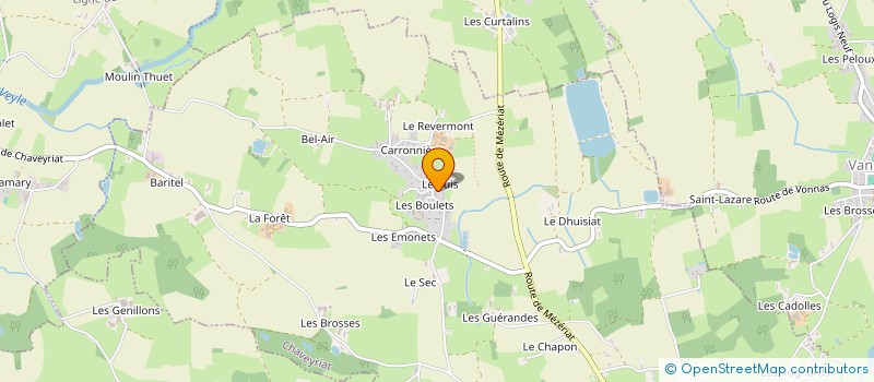 localisation de l'entreprise SCI ELSTEF à CHAVEYRIAT