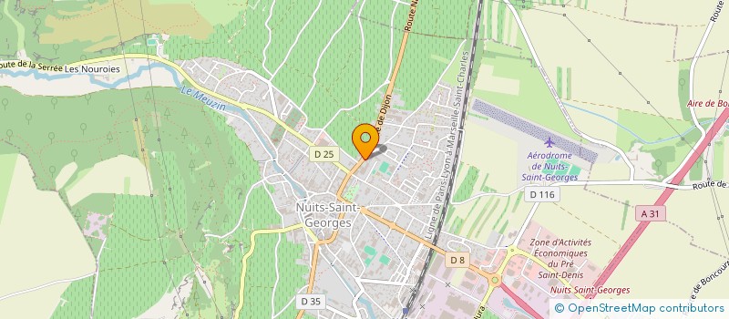 localisation de l'entreprise SCI ELSY INVEST à NUITS-SAINT-GEORGES